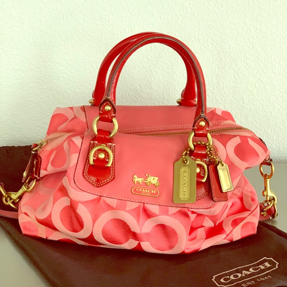 Coach | Bags | Coach Madison Sabrina Pink Satchel K8682947 | Poshmark